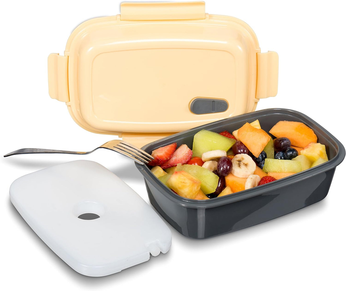 Cuddly Hippo Premium Bento Lunch Box - Leakproof, BPA-Free, Multi-Compartment